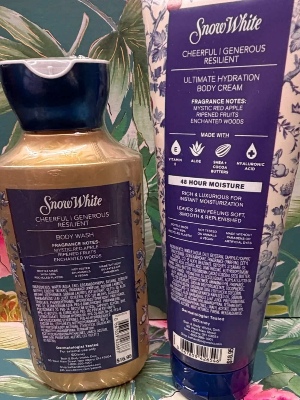 Bath & Body Works Disney Snow White Body Wash & Cream MSRP $36 - Picture 6 of 8